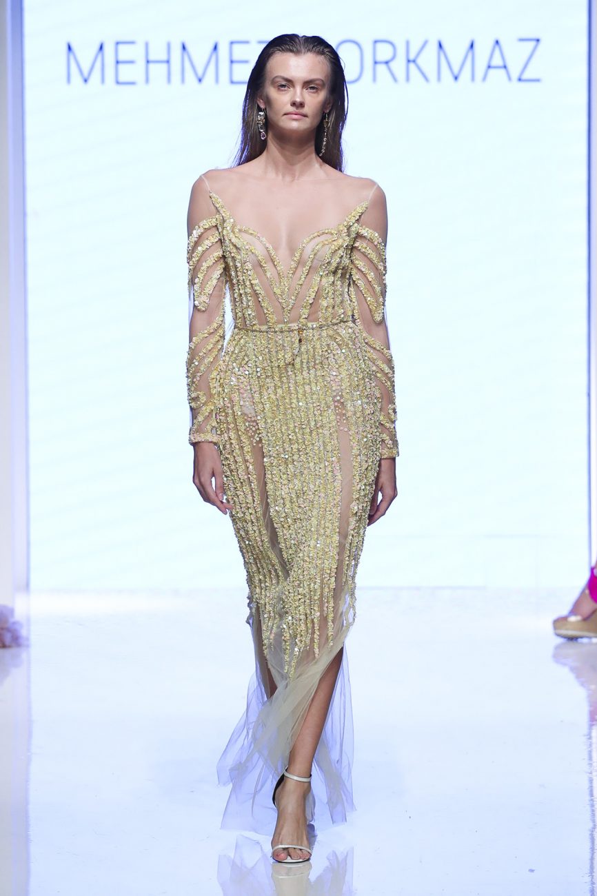 Mehmet Korkmaz fashion show, Arab Fashion Week collection Spring Summer 2020 in Dubai