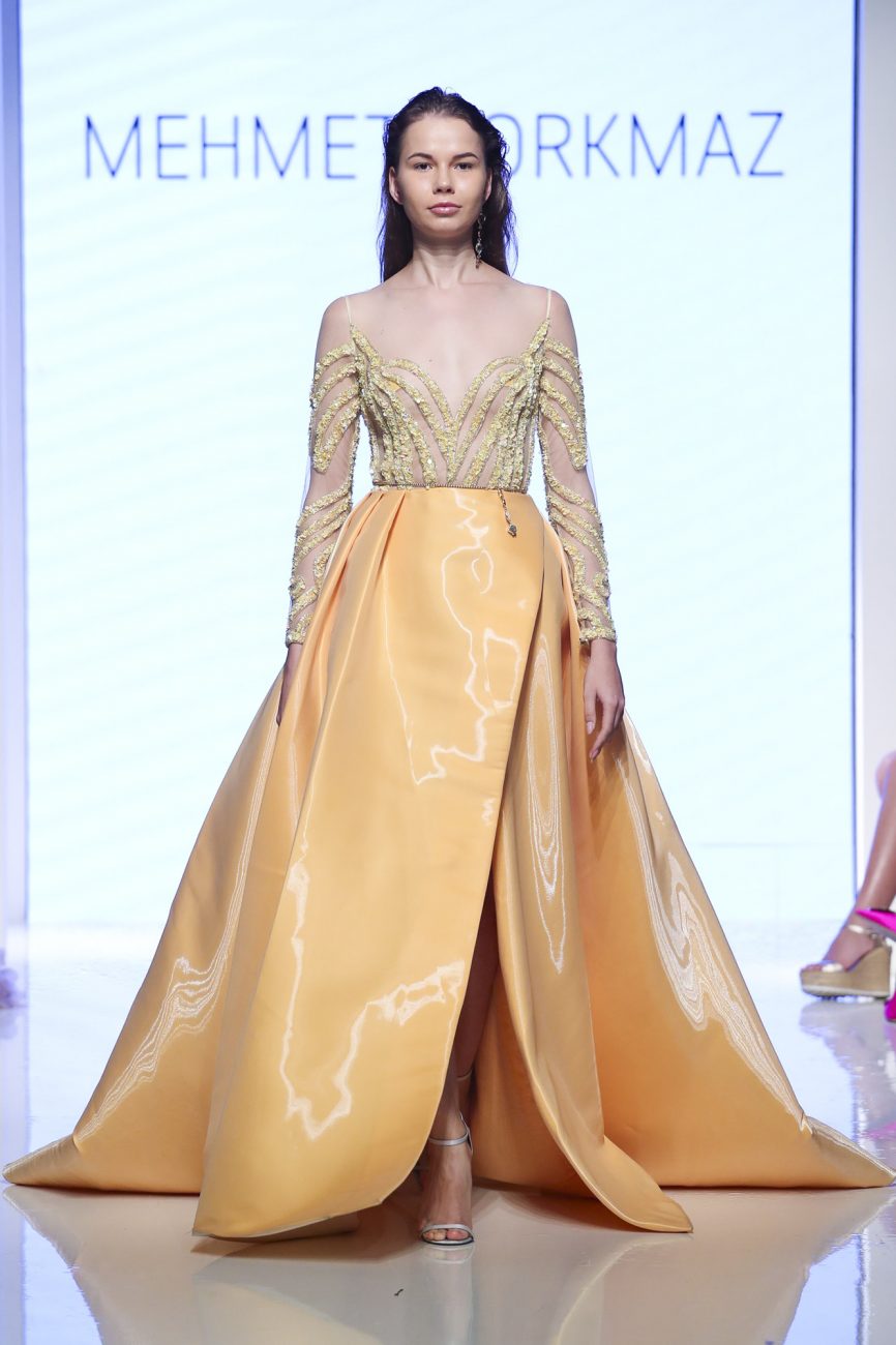 Mehmet Korkmaz fashion show, Arab Fashion Week collection Spring Summer 2020 in Dubai