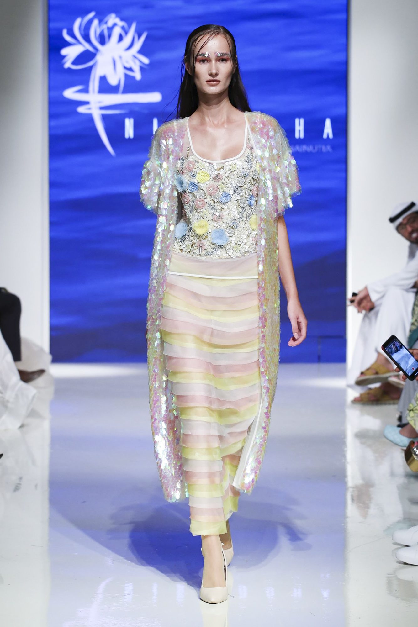 Nirmooha fashion show, Arab Fashion Week collection Spring Summer 2020 in Dubai